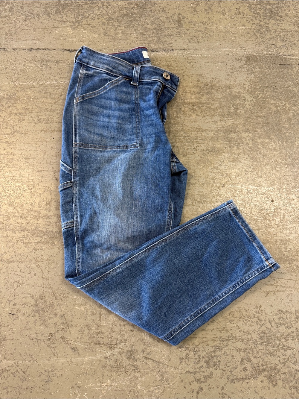 Edgely slim straight ankle high rise jeans